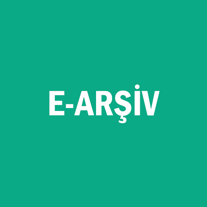 e-arşiv fatura canias erp